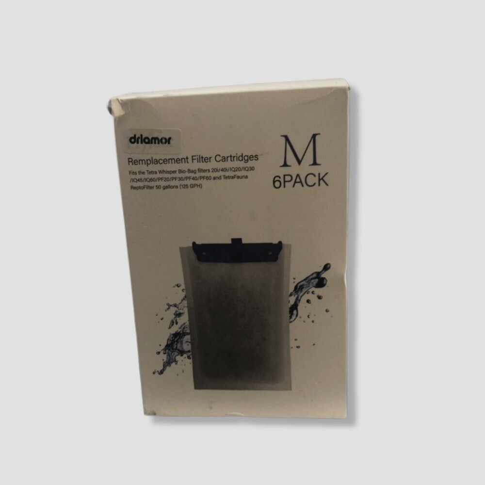 Driamor Aquarium Cartridges Tetra Whisper Bio-Bag 6 Set Medium